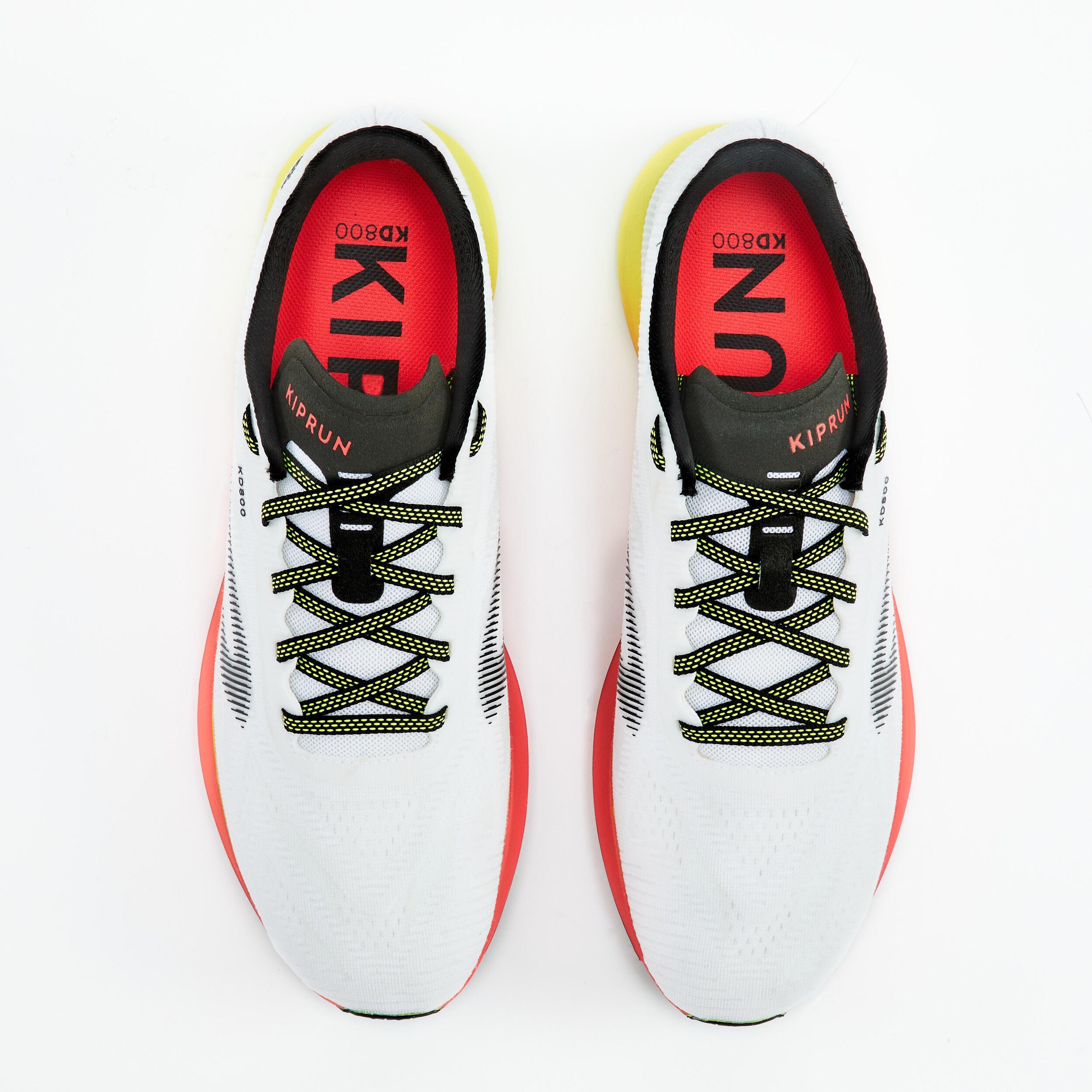 Kiprun KD 800 Men's Running Shoes - white pink yellow 7/8