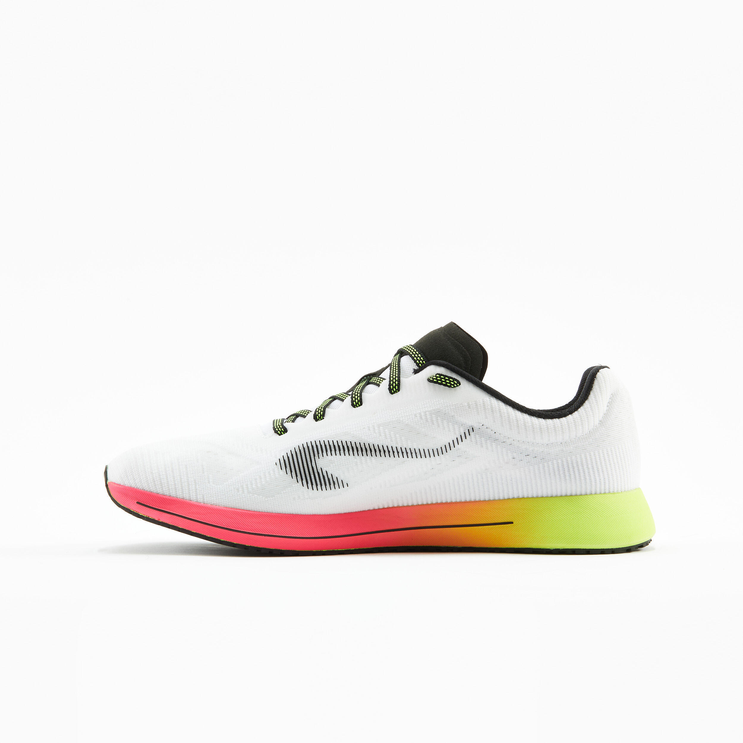Kiprun KD 800 Men's Running Shoes - white pink yellow 3/8