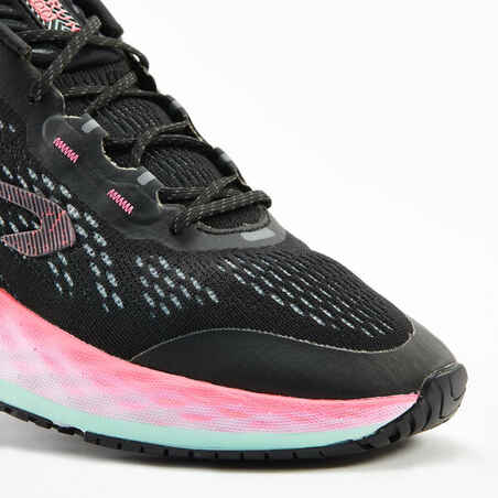 Women's Running Shoes Kiprun KS900 - black/pink