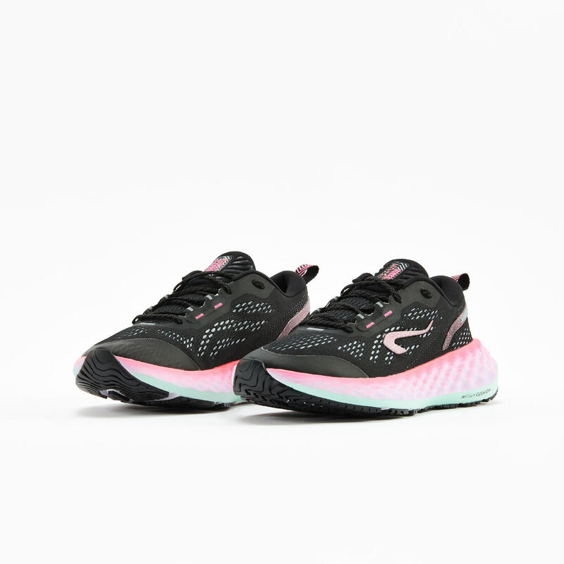 Scarpe running donna KIPRUN KS 900 nero-rosa