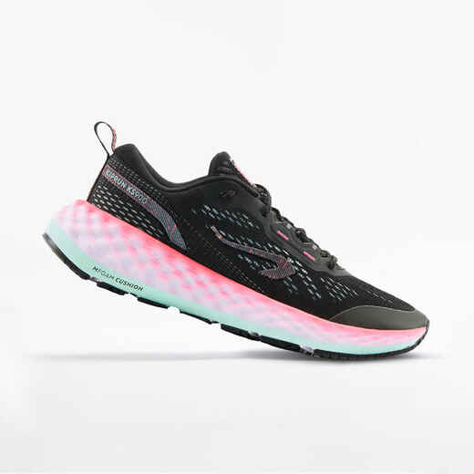 
      Laufschuhe Kiprun KS900 Damen schwarz/rosa
  