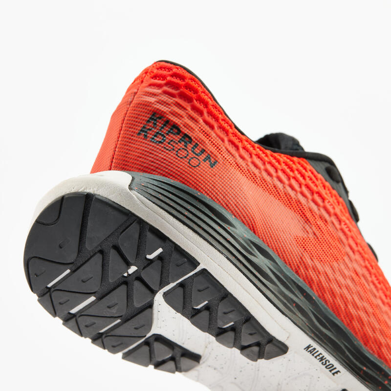 Dynamic Kiprun KD500 Men's Running Shoes yellow black KIPRUN Decathlon