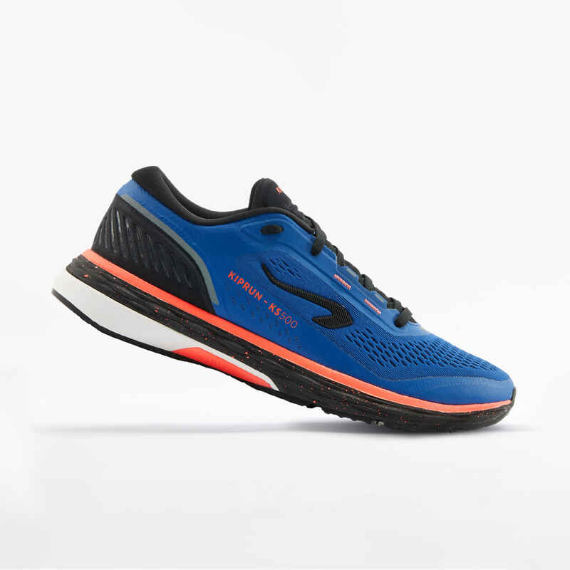 KIPRUN KS500 MEN's RUNNING SHOESBLUE/RED Decathlon