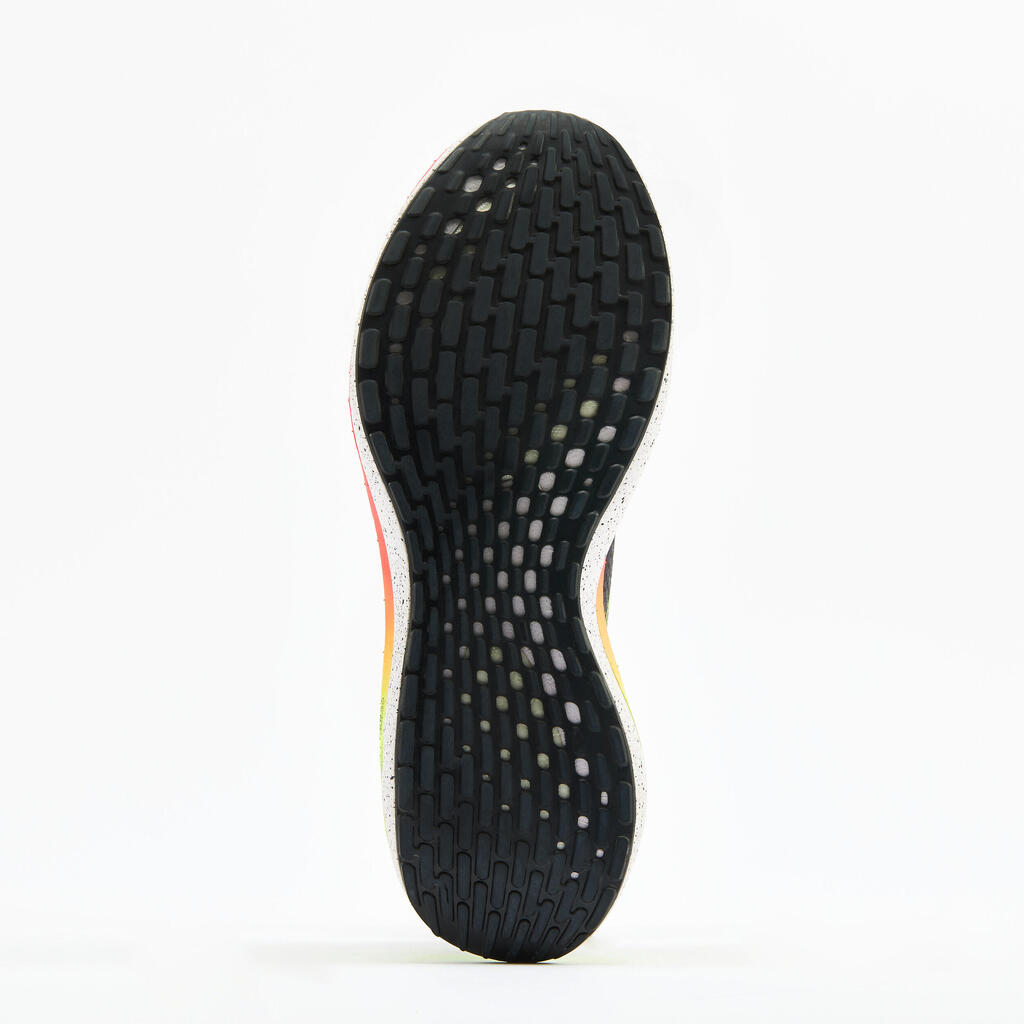 Vīriešu skriešanas apavi “Kiprun KD500 2”, pelēki/dzelteni