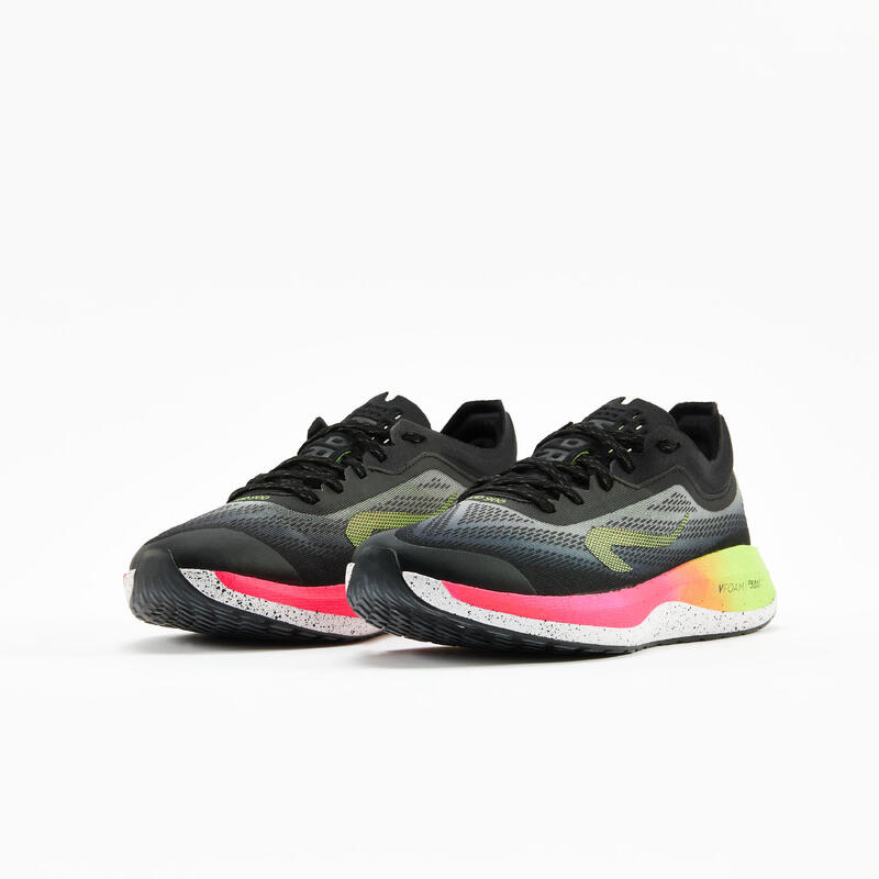 Men's Running Shoes Kiprun KD500 2 - black/pink/yellow