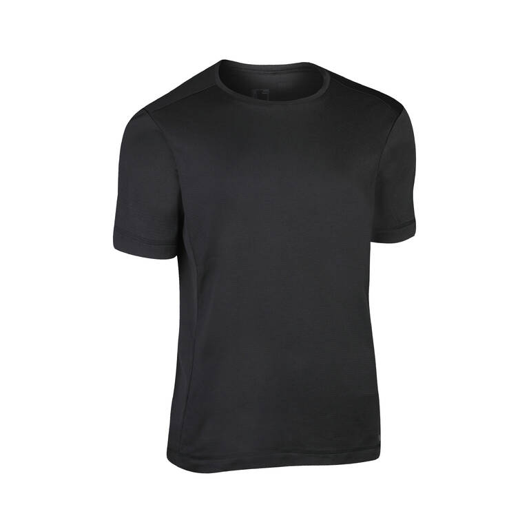 Kaos Lari Pria Breathable Dry - Hitam