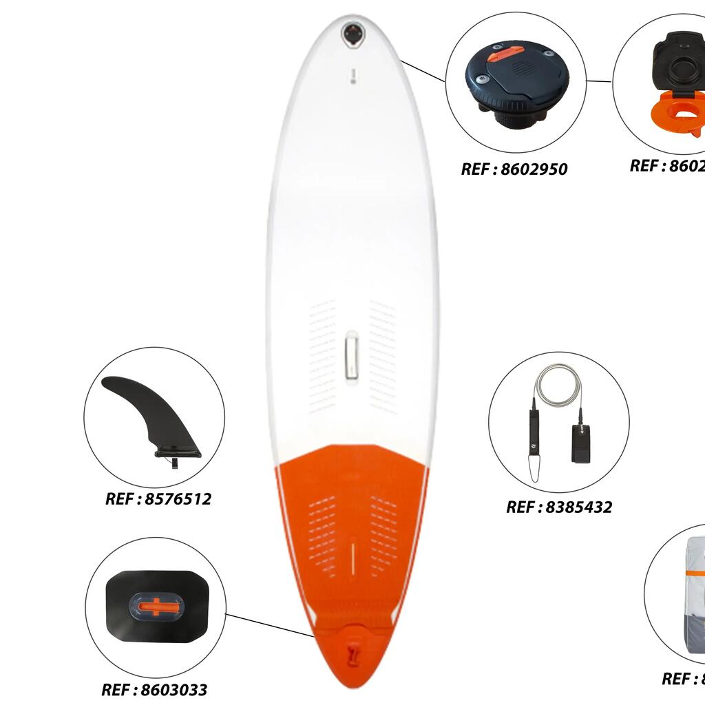 Surfing SUP inflatable longboard 500 / 10