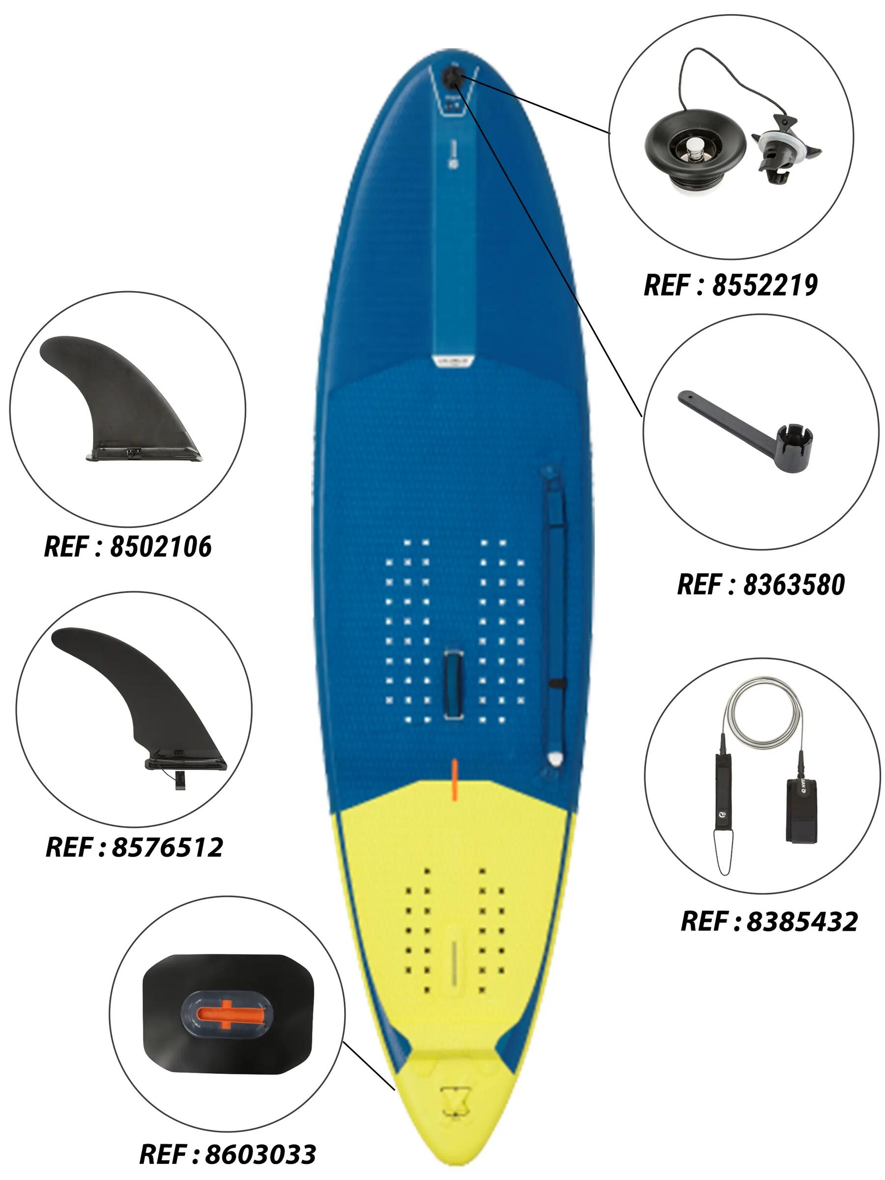ITIWIT-STAND-UP PADDLE HINCHABLE SURF 500 9'M: manual, reparación