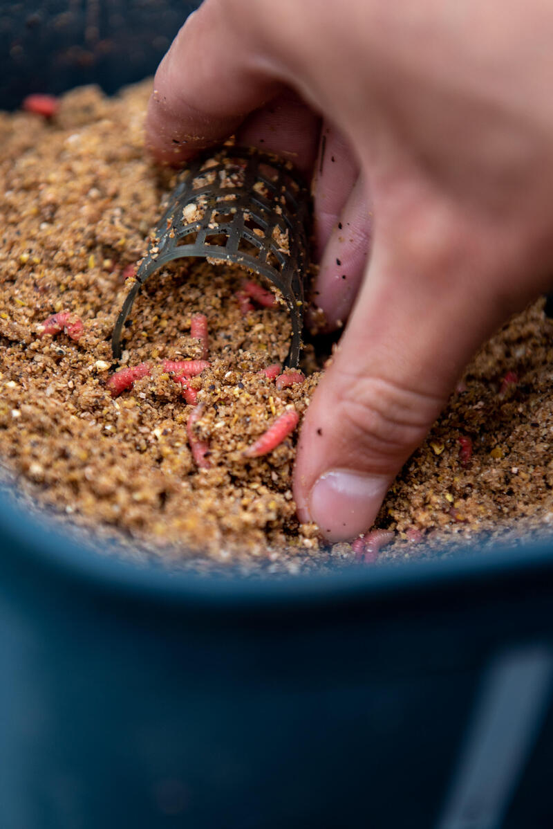 Gaiola de engodo aberta de tamanho médio para pesca, FEEDER - SO - M.