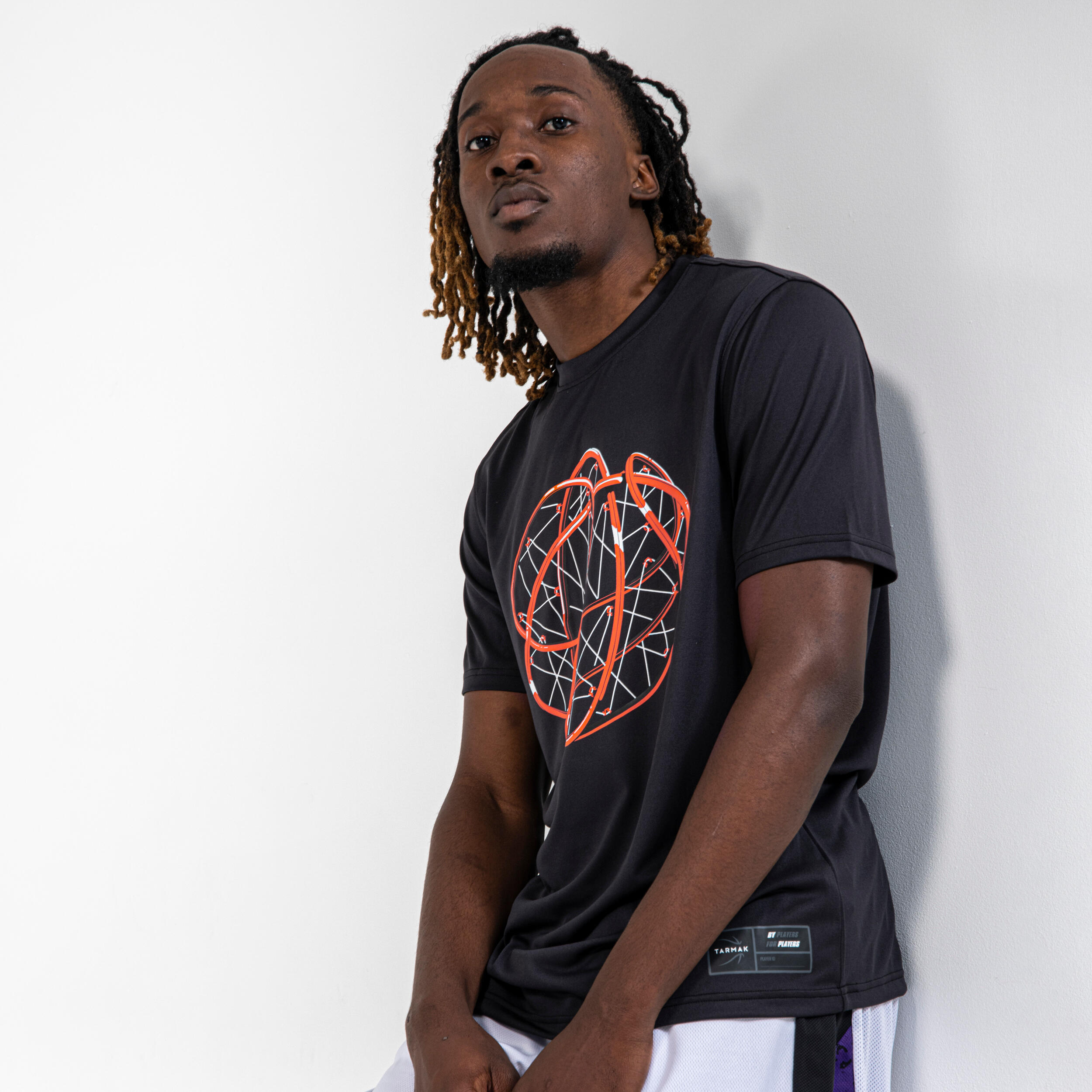 CAMISETA BALONCESTO HOMBRE TS500 FAST NEGRO BALL - Decathlon