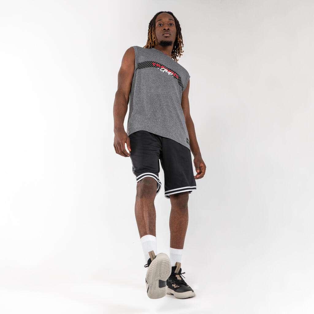 CHAUSSURES DE BASKETBALL TIGE BASSE HOMME/FEMME - FAST 500 MARINE BLEU CLAIR