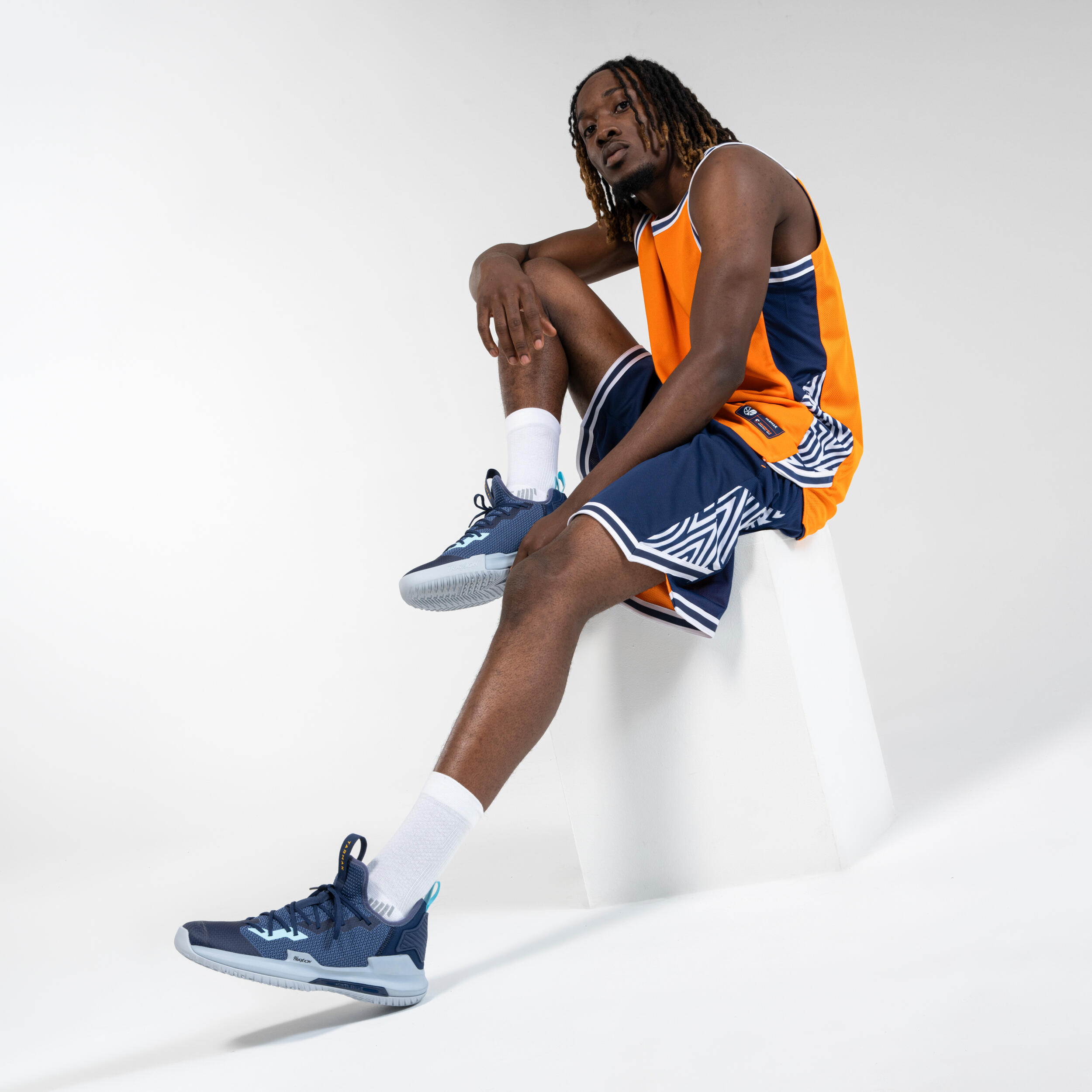 Zapatillas de baloncesto Adulto Tarmak Fast 500 azules 5/12