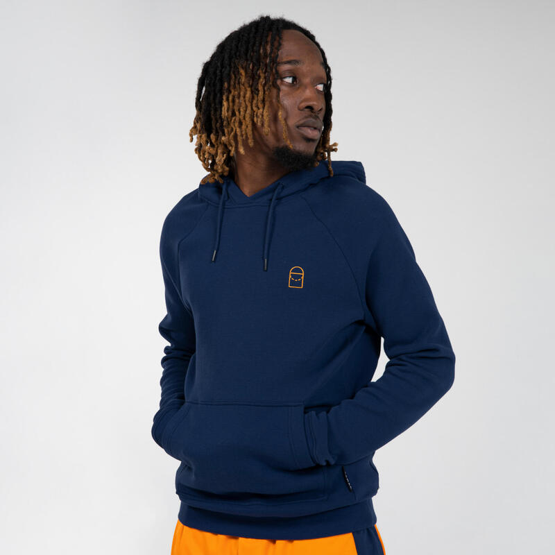SWEAT BASKETBALL A CAPUCHE HOMME/FEMME - H100 BLEU