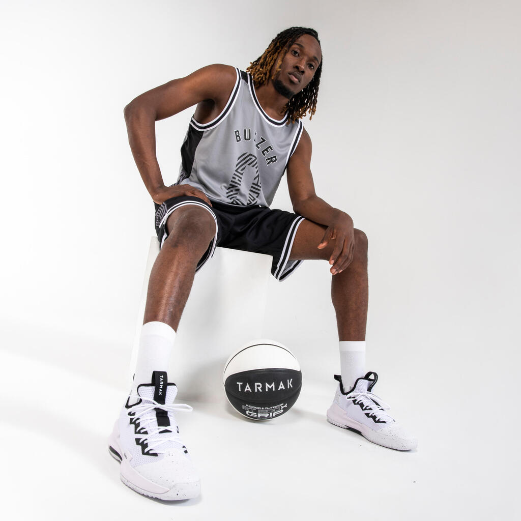 Men's/Women's Low-Rise Basketball Shoes Fast 500 - White/Black