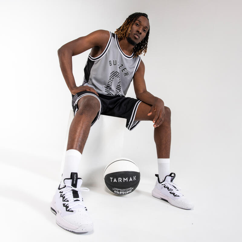 Yetişkin Basketbol Ayakkabısı - Siyah / Beyaz - FAST500