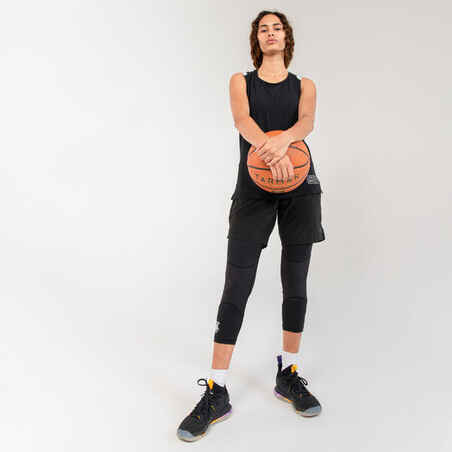 Women's Basketball Shorts SH500 - Black
