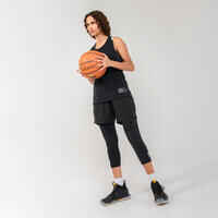 Women's Basketball Shorts SH500 - Black