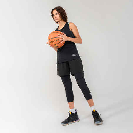 Women's Basketball Shorts SH500 - Black