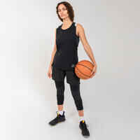 Women's Basketball Shorts SH500 - Black