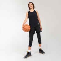 Women's Basketball Shorts SH500 - Black