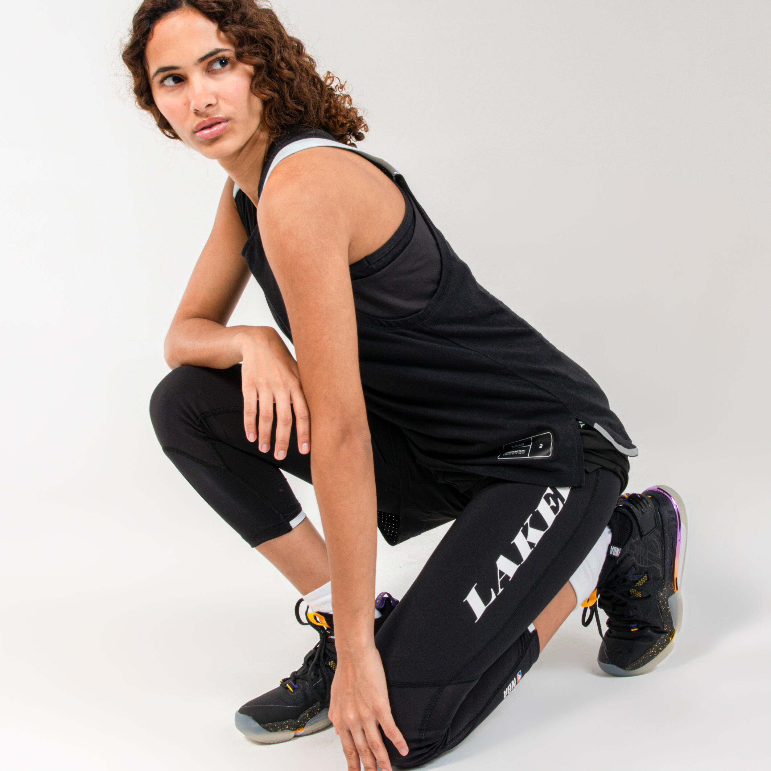 Women's Basketball Shorts SH500 - Black 55/79