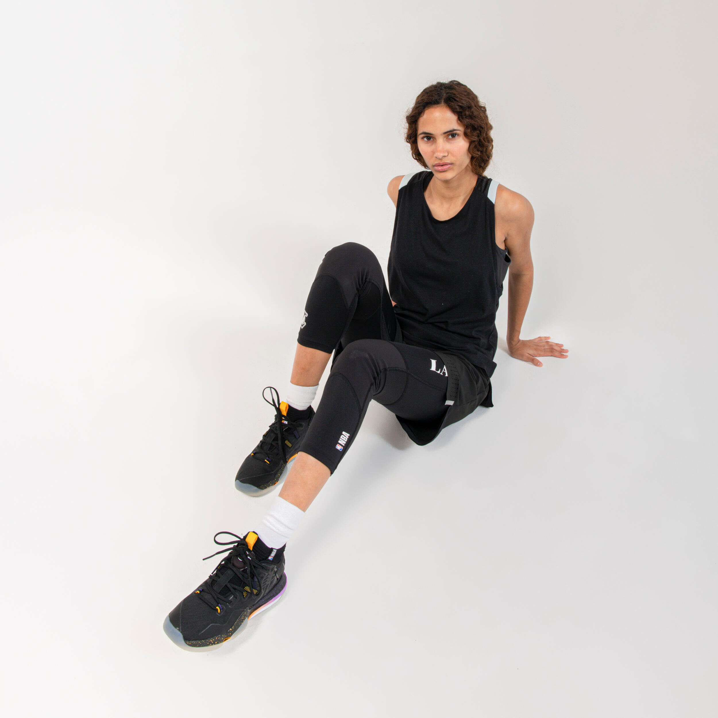 Women's Basketball Shorts SH500 - Black 54/79