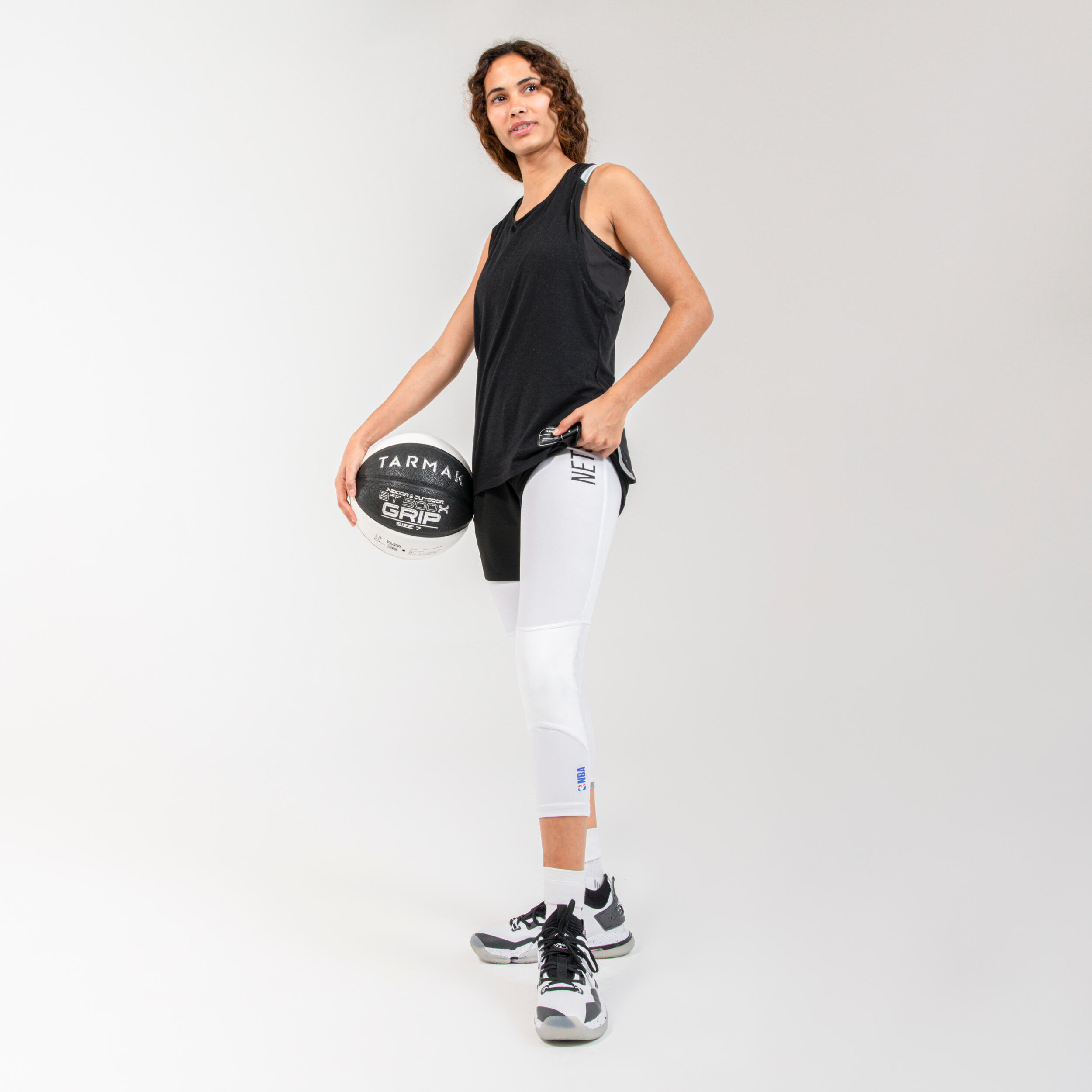 Women's Basketball Shorts SH500 - Black 78/79