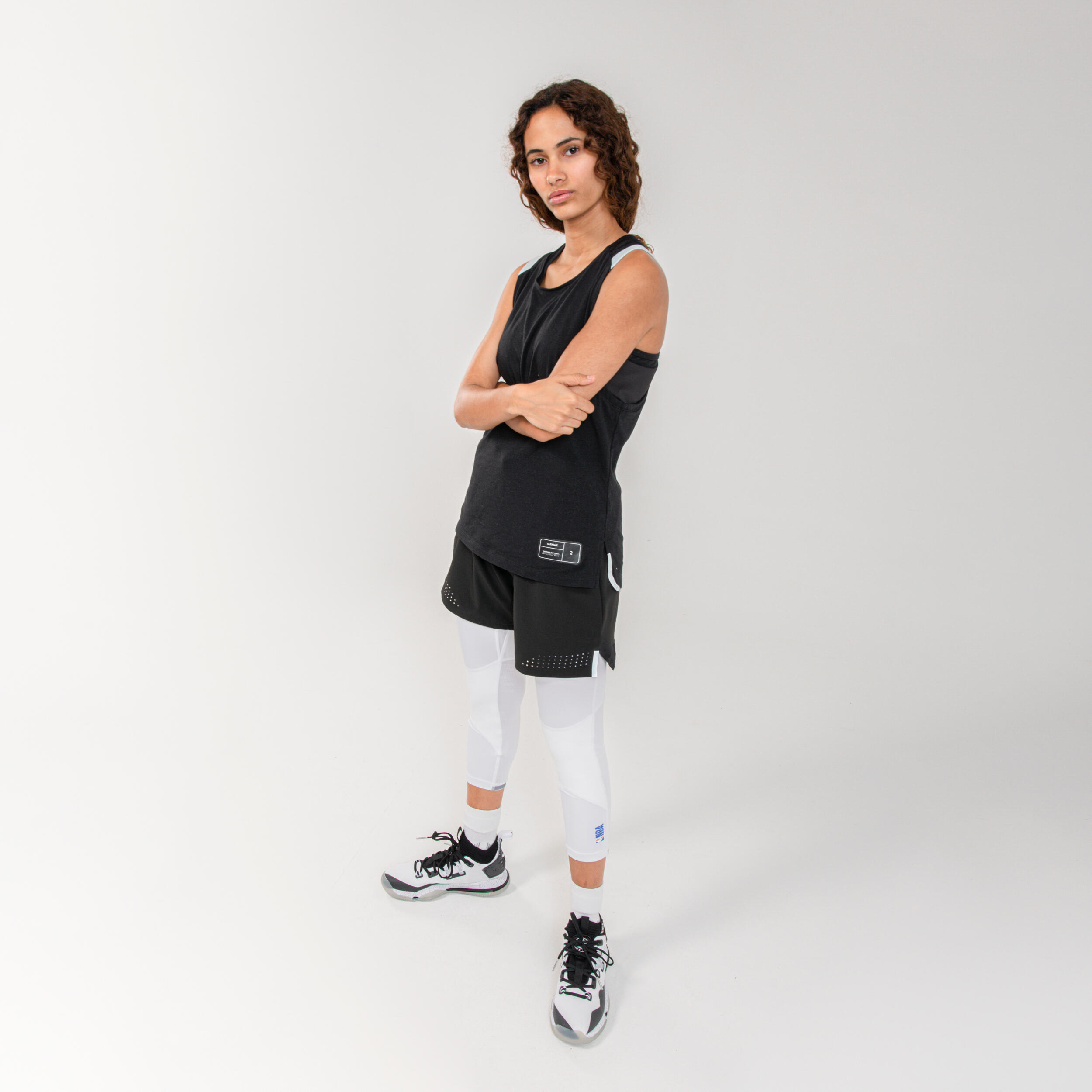 Women's Basketball Shorts SH500 - Black 73/79