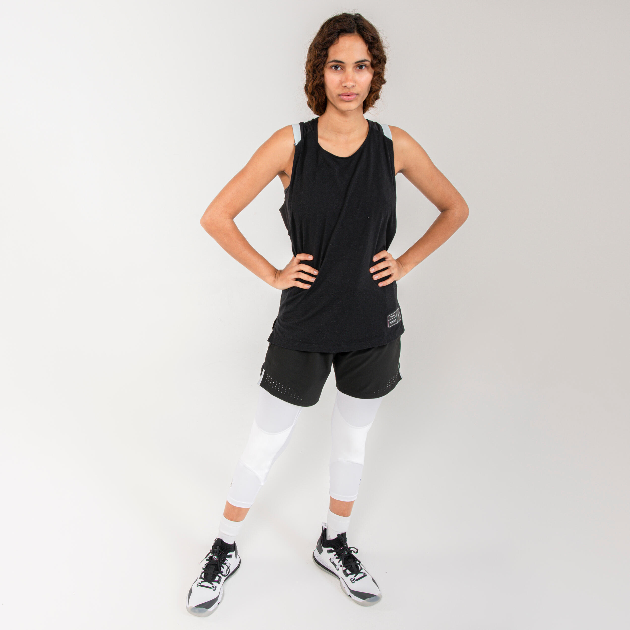Women's Basketball Shorts SH500 - Black 72/79