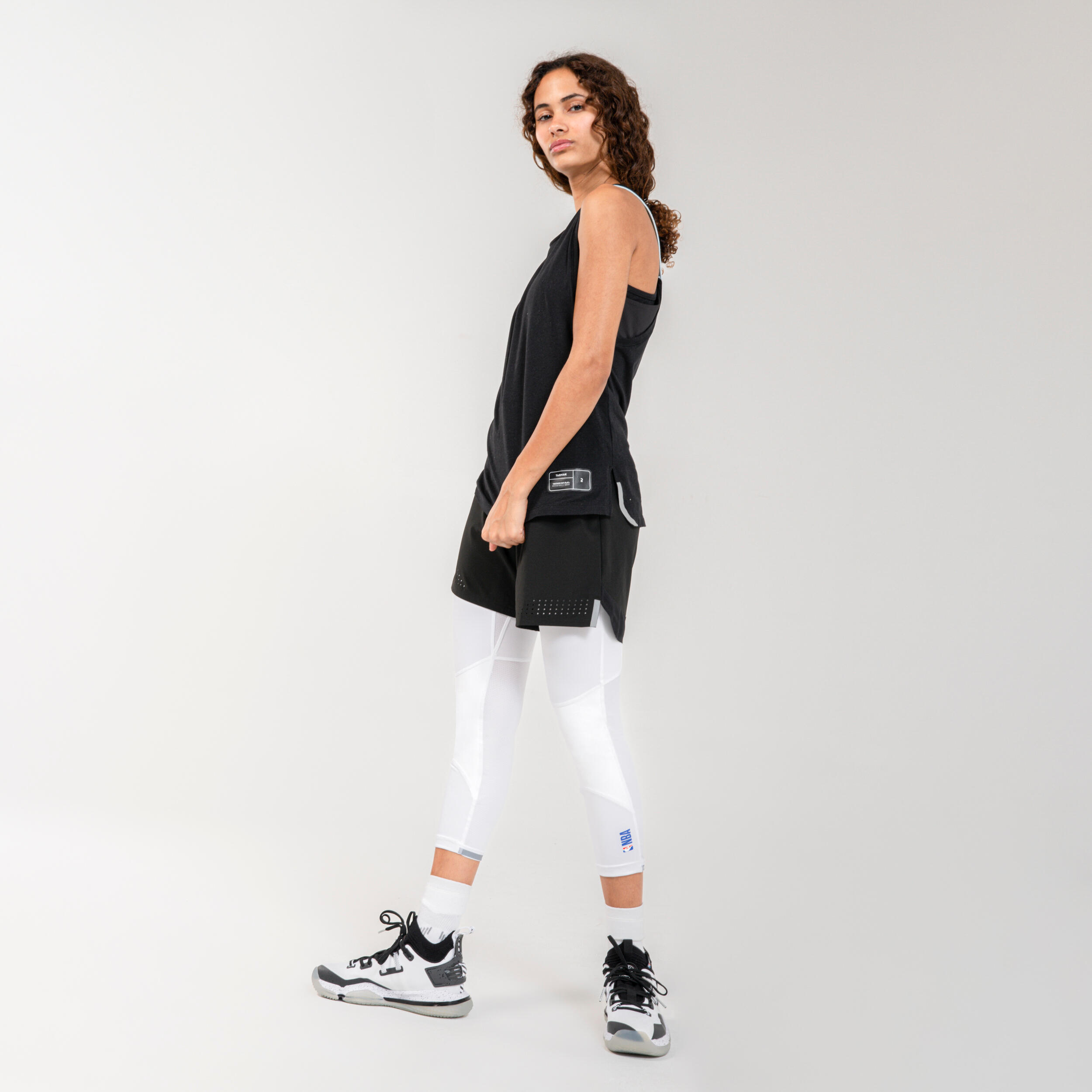 Women's Basketball Shorts SH500 - Black 69/79