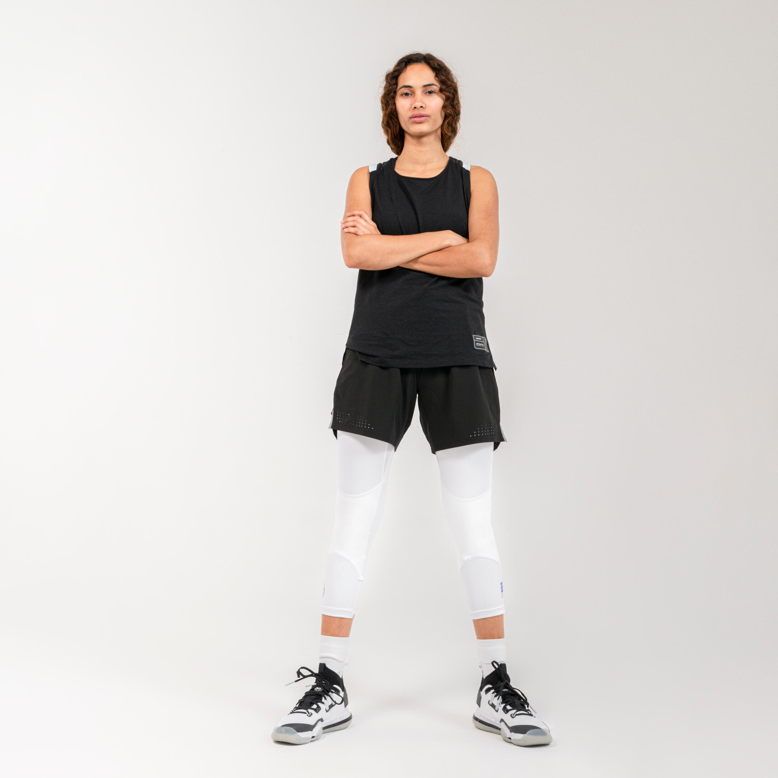 Women's Basketball Shorts SH500 - Black 68/79
