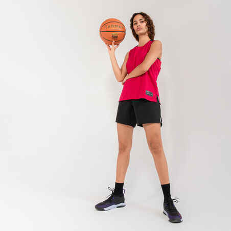 Women's Basketball Shorts SH500 - Black