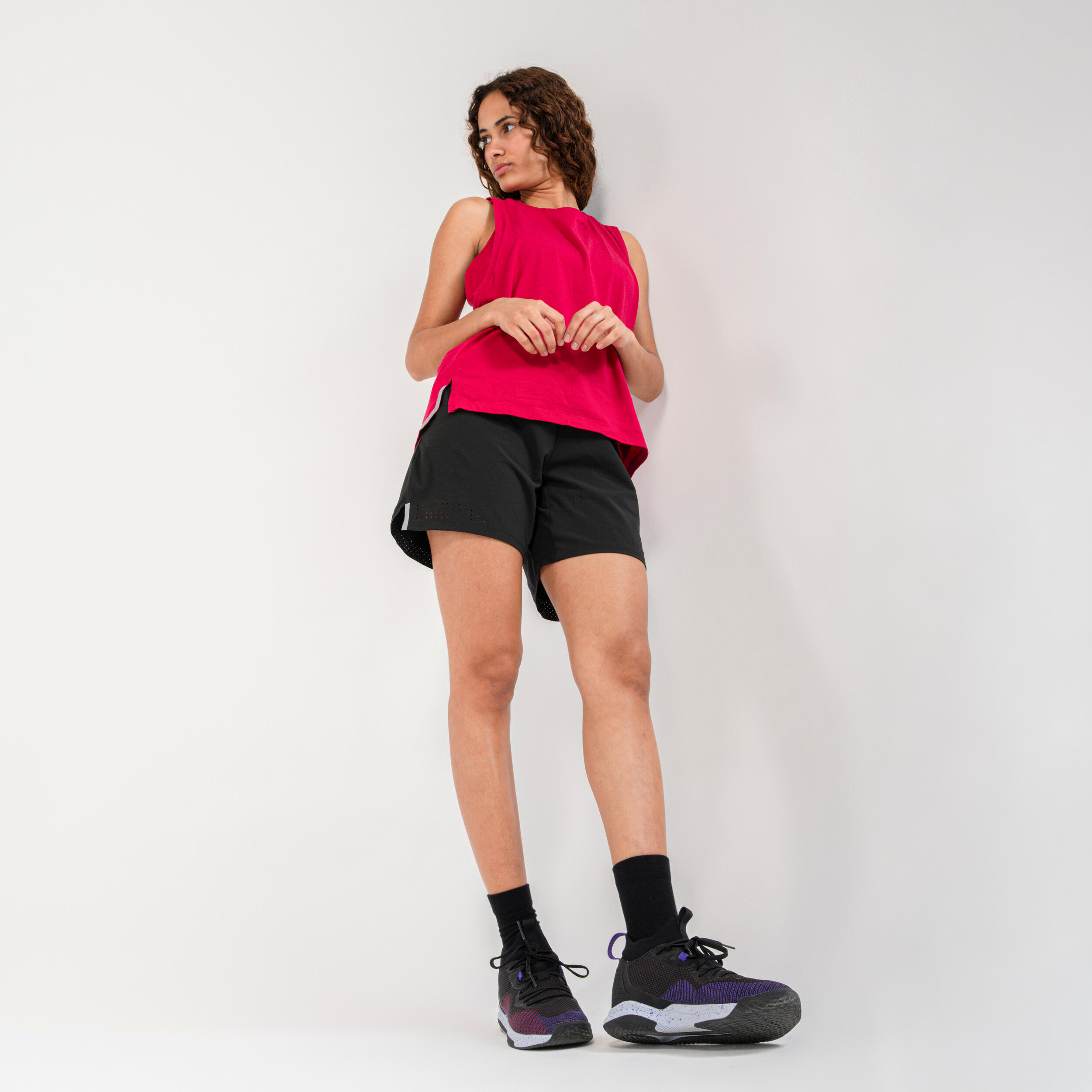 Women's Basketball Shorts SH500 - Black 65/79