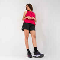 Women's Basketball Shorts SH500 - Black