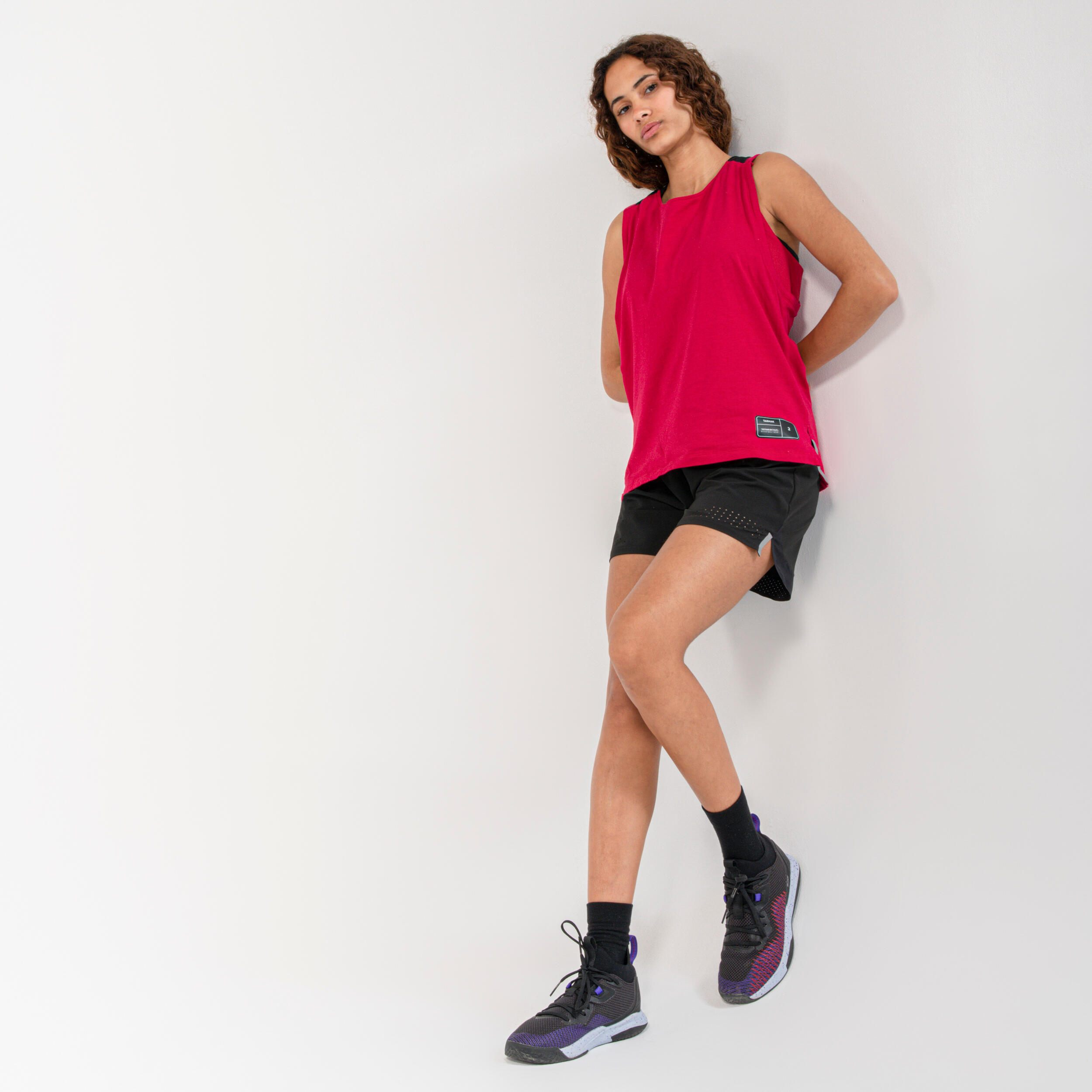 Women's Basketball Shorts SH500 - Black 64/79