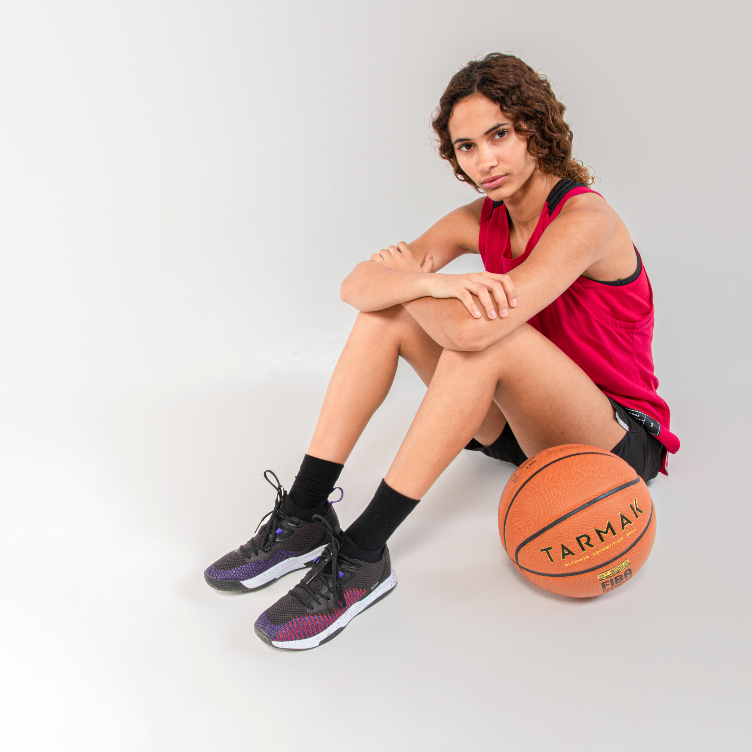 Women's Basketball Shorts SH500 - Black 62/79