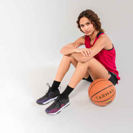 Women's Basketball Shorts SH500 - Black