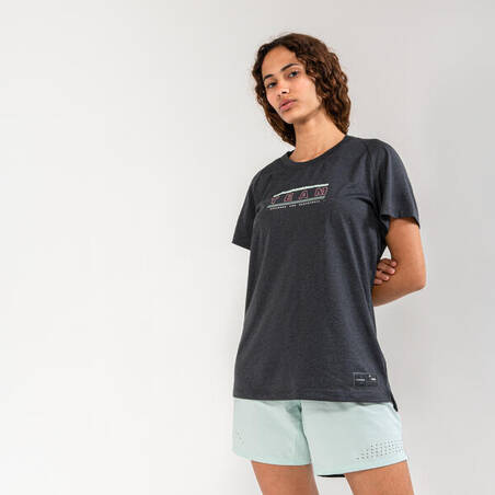 Women's Intermediate Basketball T-Shirt / Jersey TS500 - Dark Grey