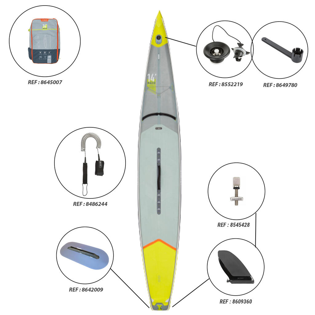 Inflatable Stand-Up Paddleboard for Racing