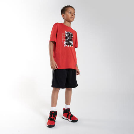 CHAUSSURES DE BASKETBALL ENFANT - EASY X ROUGE