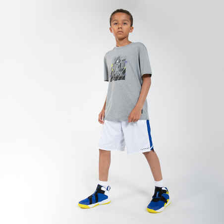 Vaikiški krepšinio bateliai „Easy X“, mėlyni / geltoni