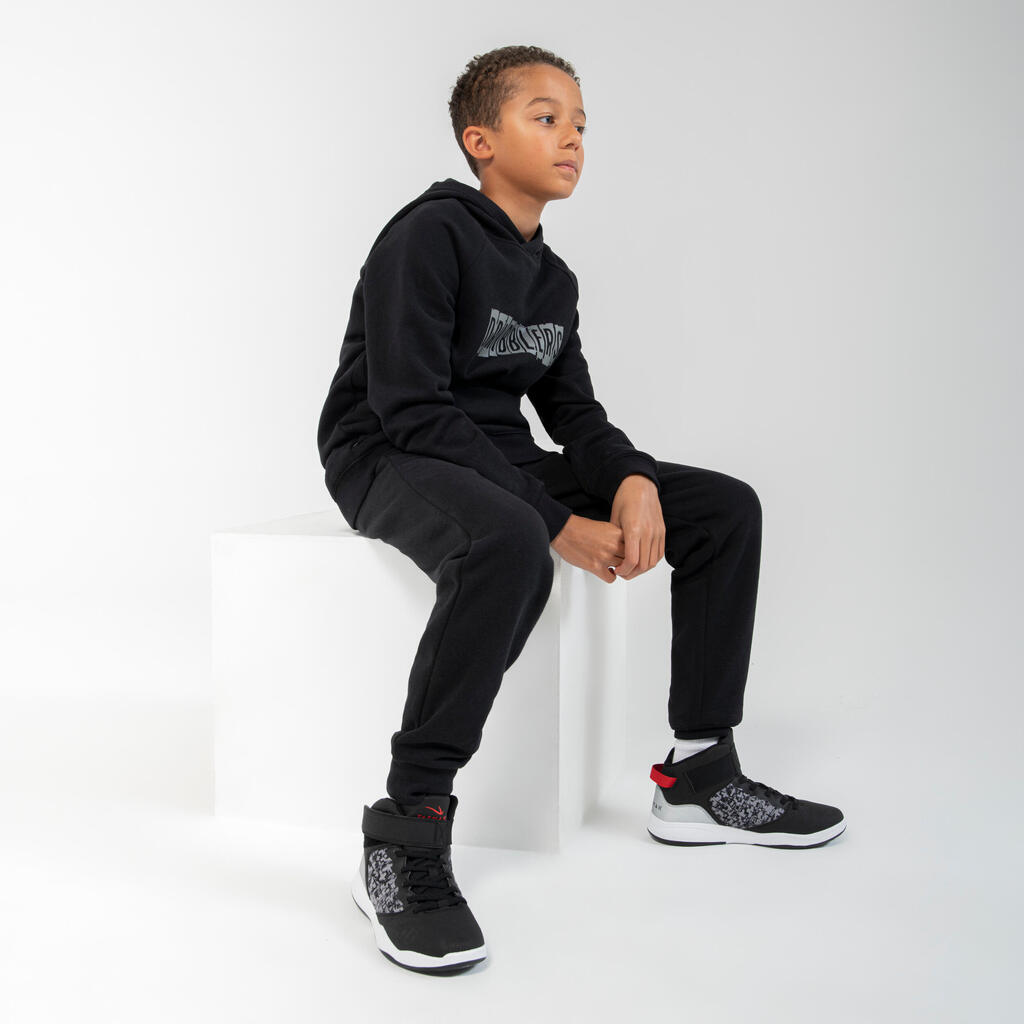 Chaussures de Basketball enfant - SE100 High JR blanc