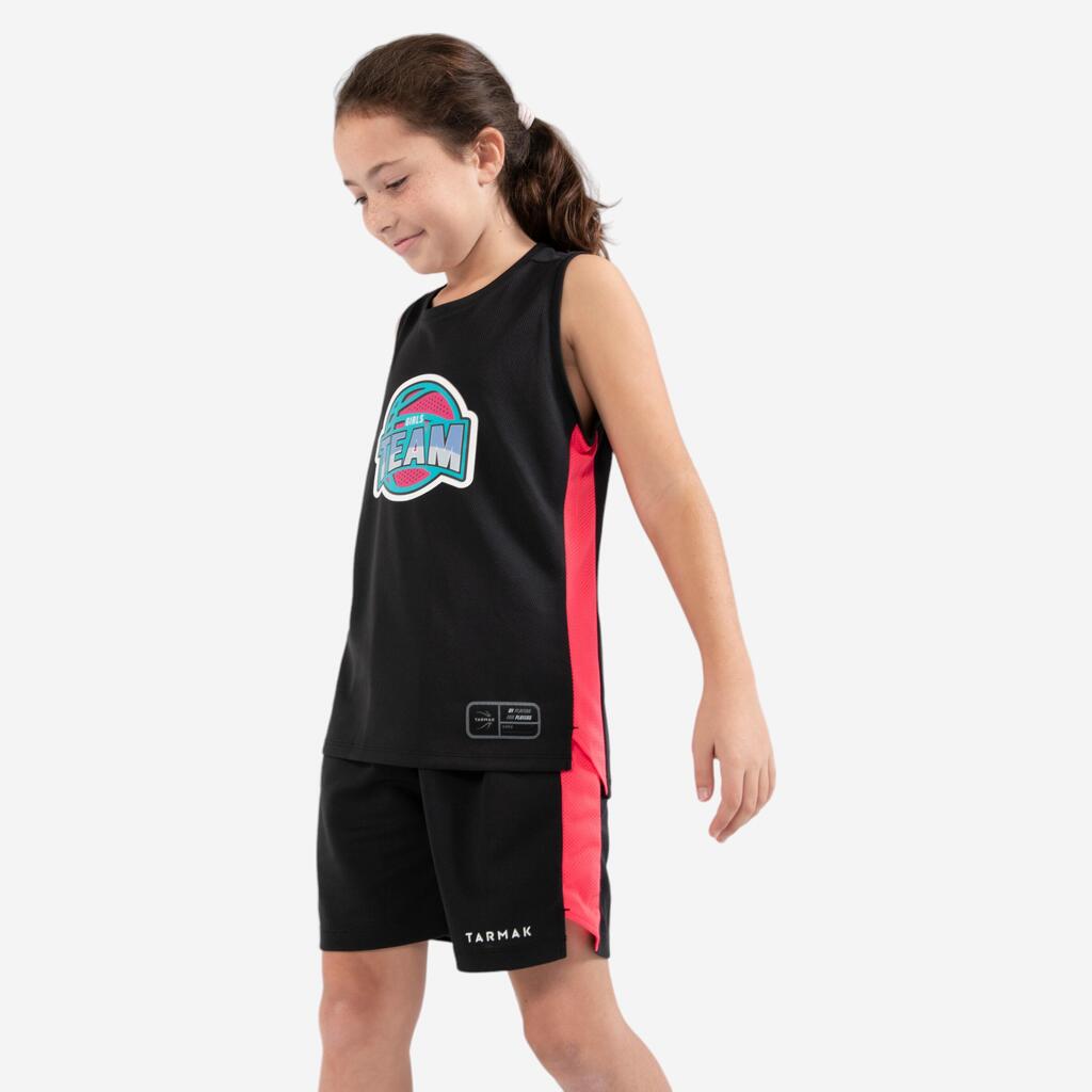 Kinder Basketball Shorts - SH500 schwarz