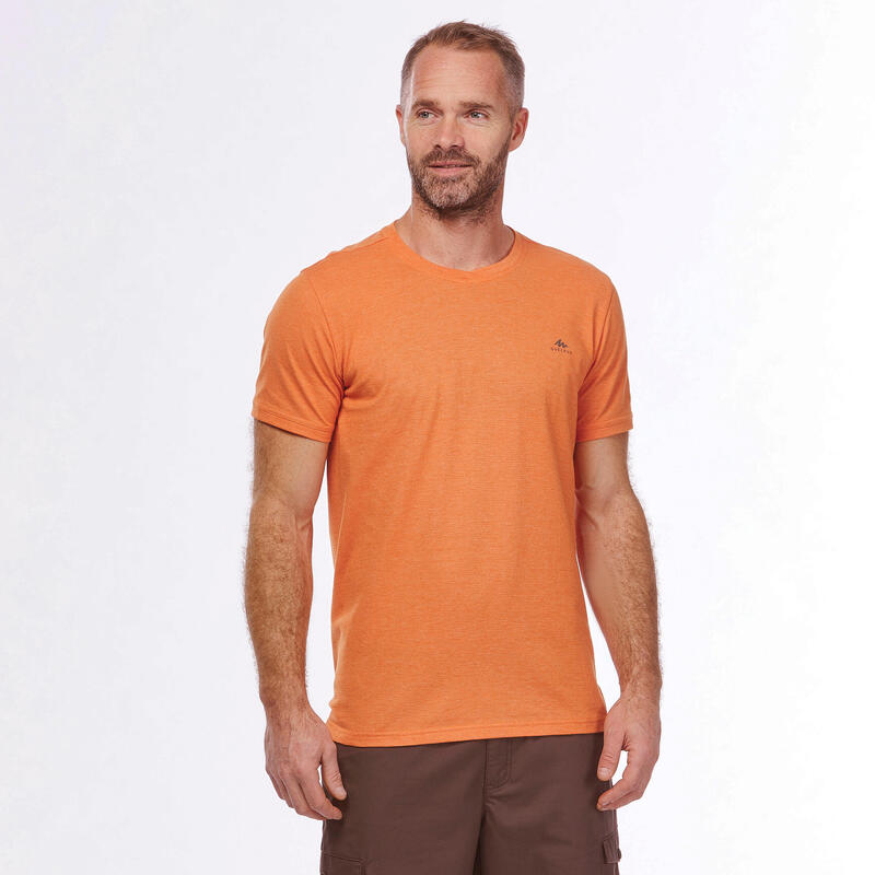 T-shirt montagna uomo NH550 FRESH arancione