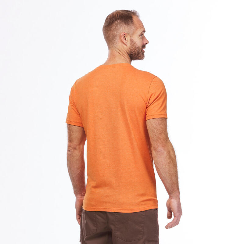 T-shirt montagna uomo NH550 FRESH arancione