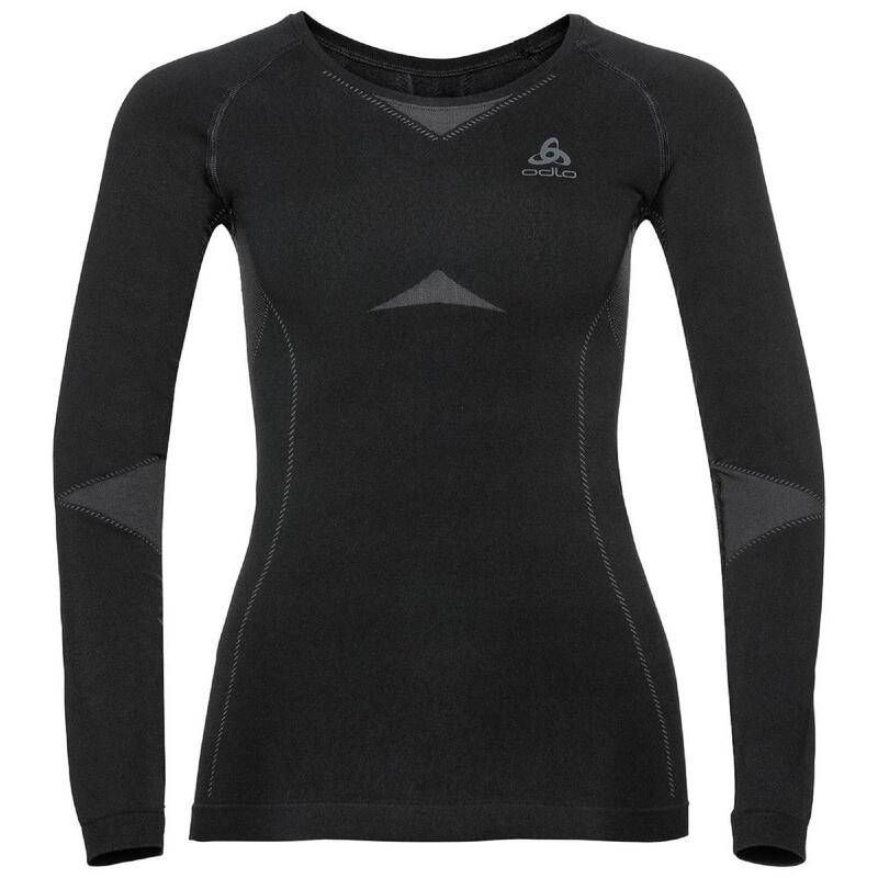 Maglia termica sci donna ODLO PERFORMANCE EVOLUTION WARM nera