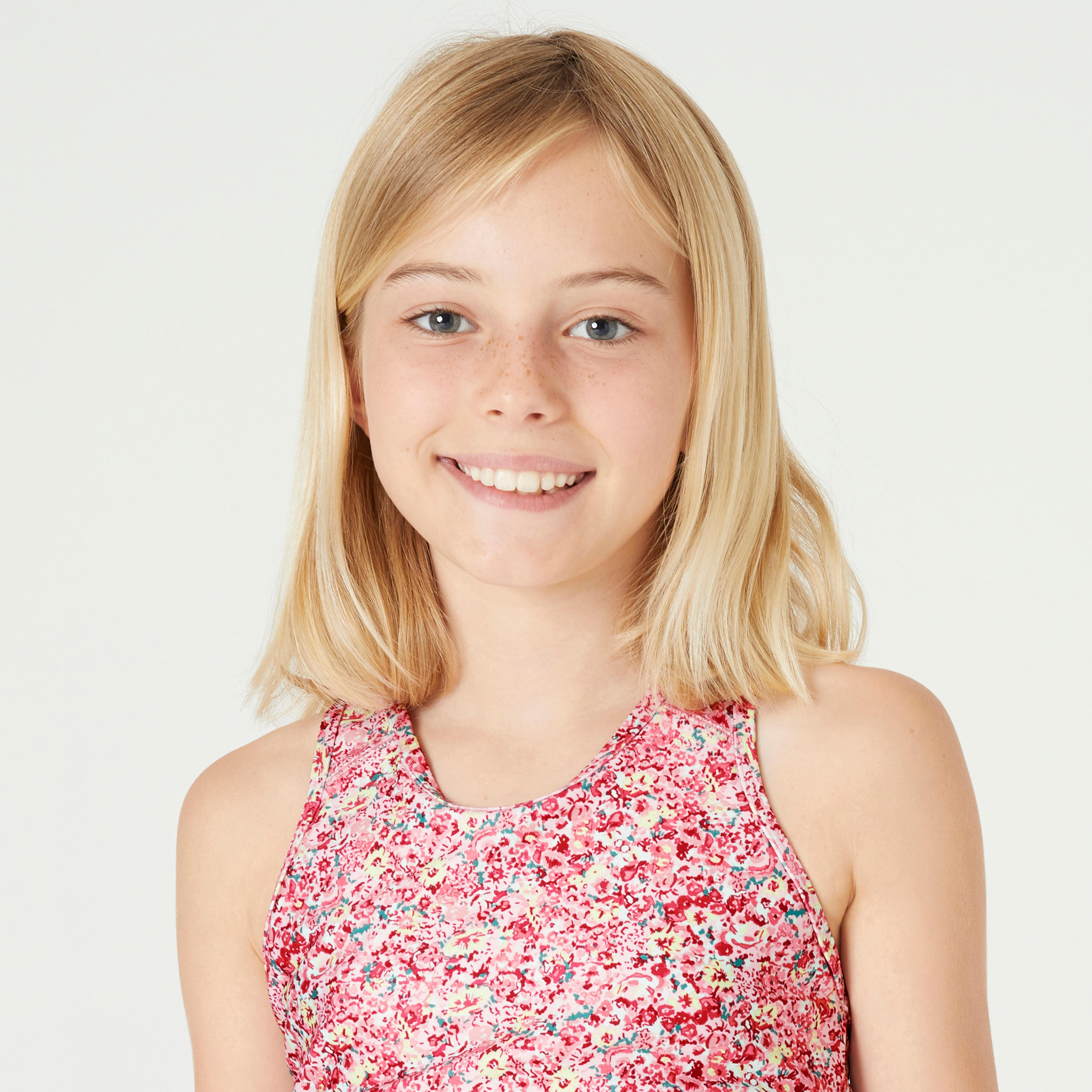 Brassière Fille Coton Grise DOMYOS