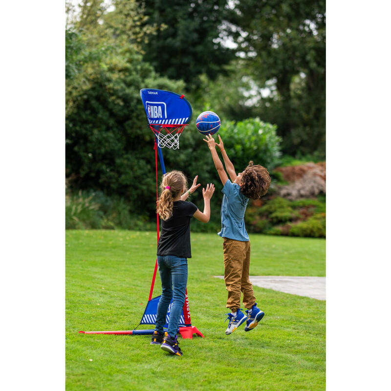 Kinder Basketball Korbanlage höhenverstellbar 1m bis 1,80m - Hoop 500 Easy NBA