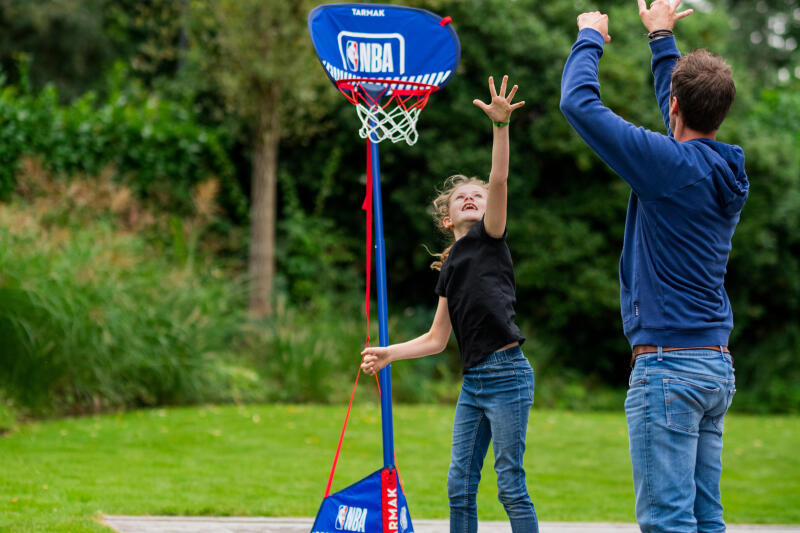 Kosz do koszykówki przenośny i z regulacją od 1 do 1,80 m Tarmak Hoop 500 Easy NBA