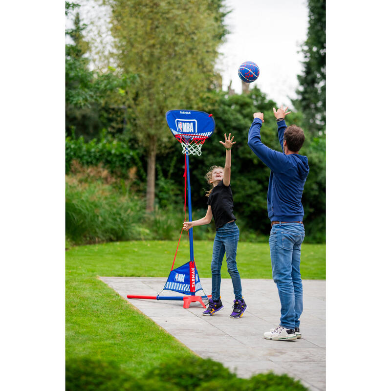 Kinder Basketball Korbanlage höhenverstellbar 1m bis 1,80m - Hoop 500 Easy NBA